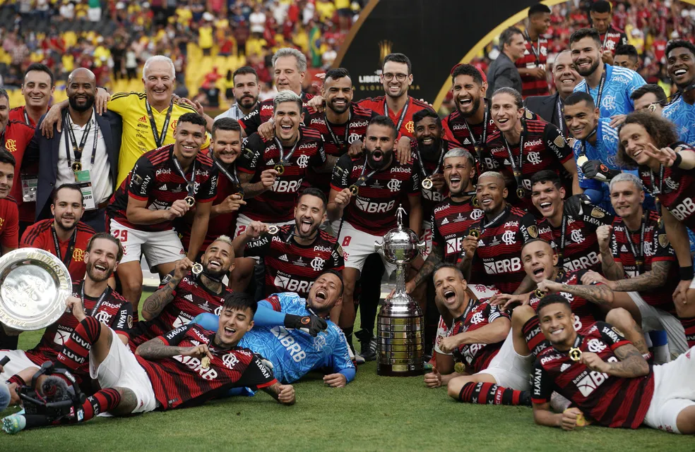 Flamengo é o atual campeão da Taça Libertadores da América — Foto: REUTERS/Santiago Arcos

