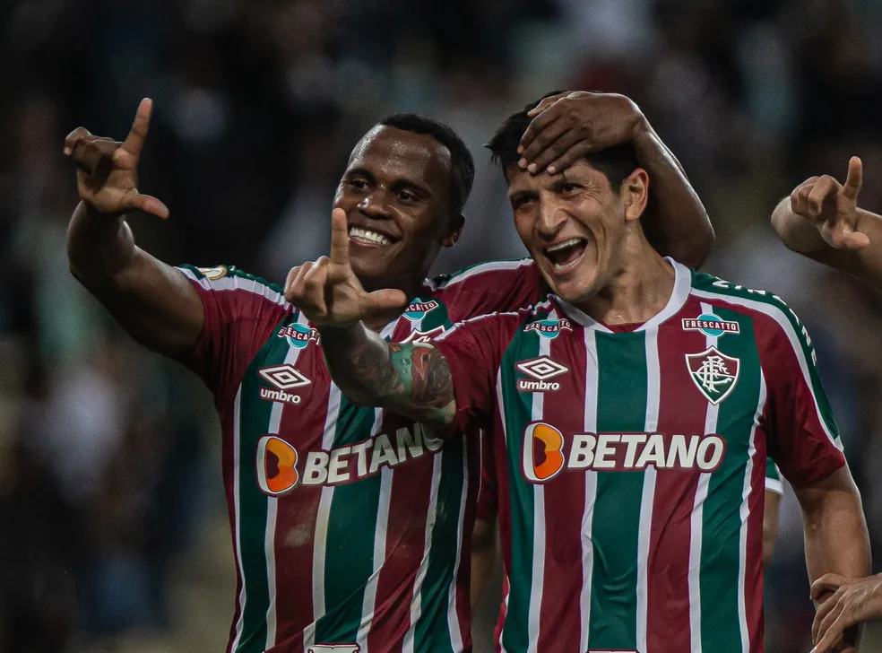 Arias e Cano são dois dos maiores destaques do Fluminense — Foto: Marcelo Gonçalves / Fluminense FC

