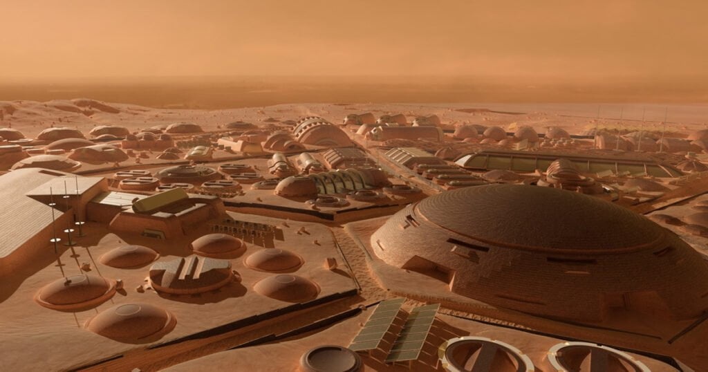 this group is collecting designs for a martian city
