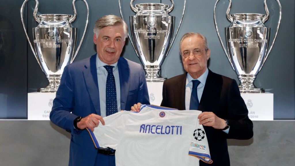 chegada de ancelotti ao real madrid