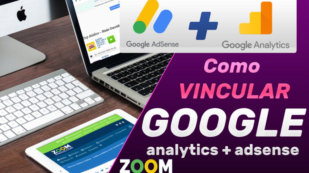 como vincular google analistics ao adsense